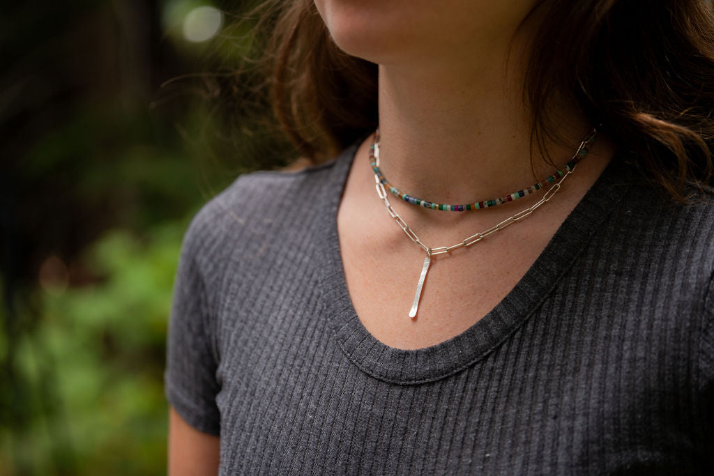 Black Diamonds are Forever Ski Pendant