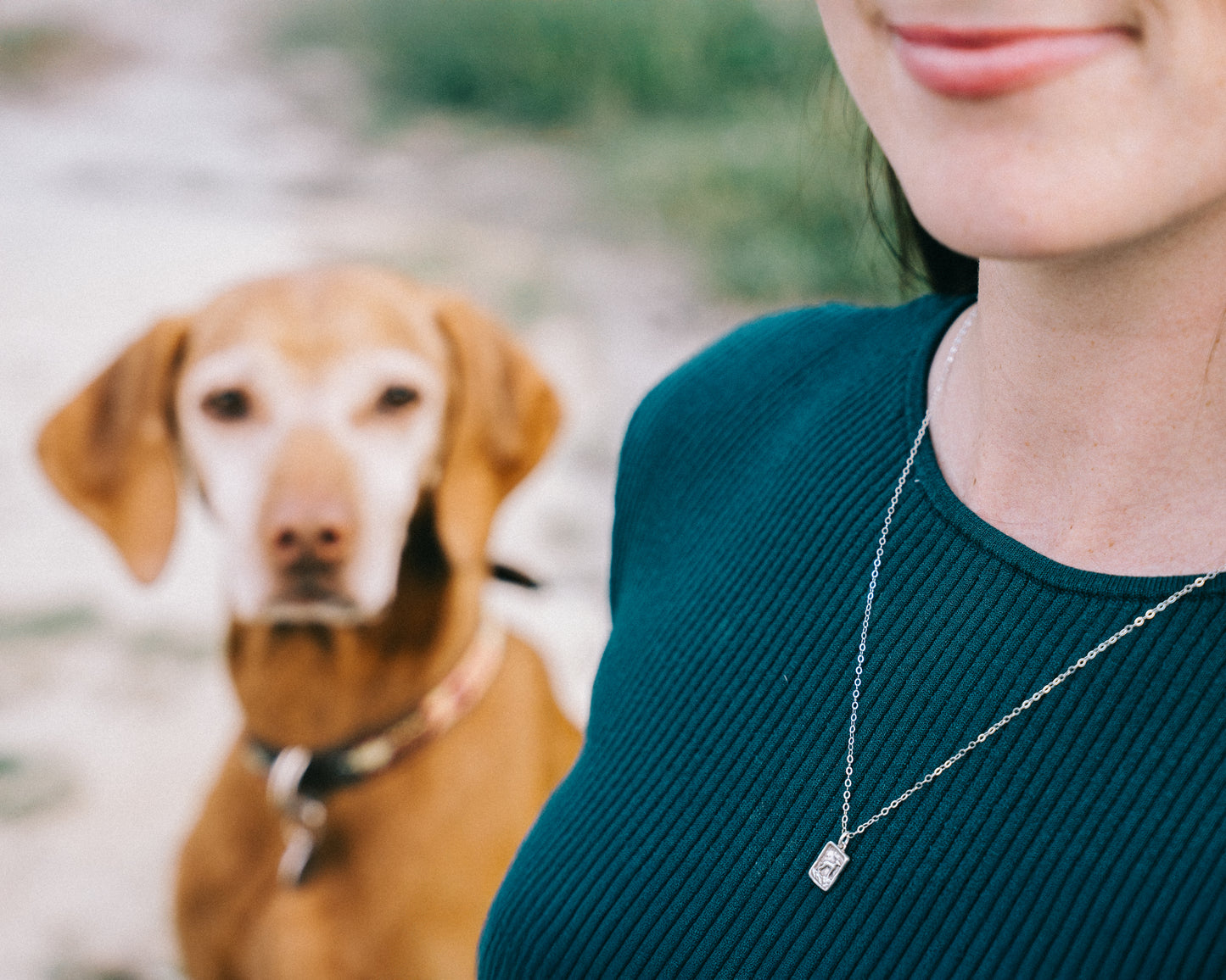 Fur the Love of Mountains Dog Pendant