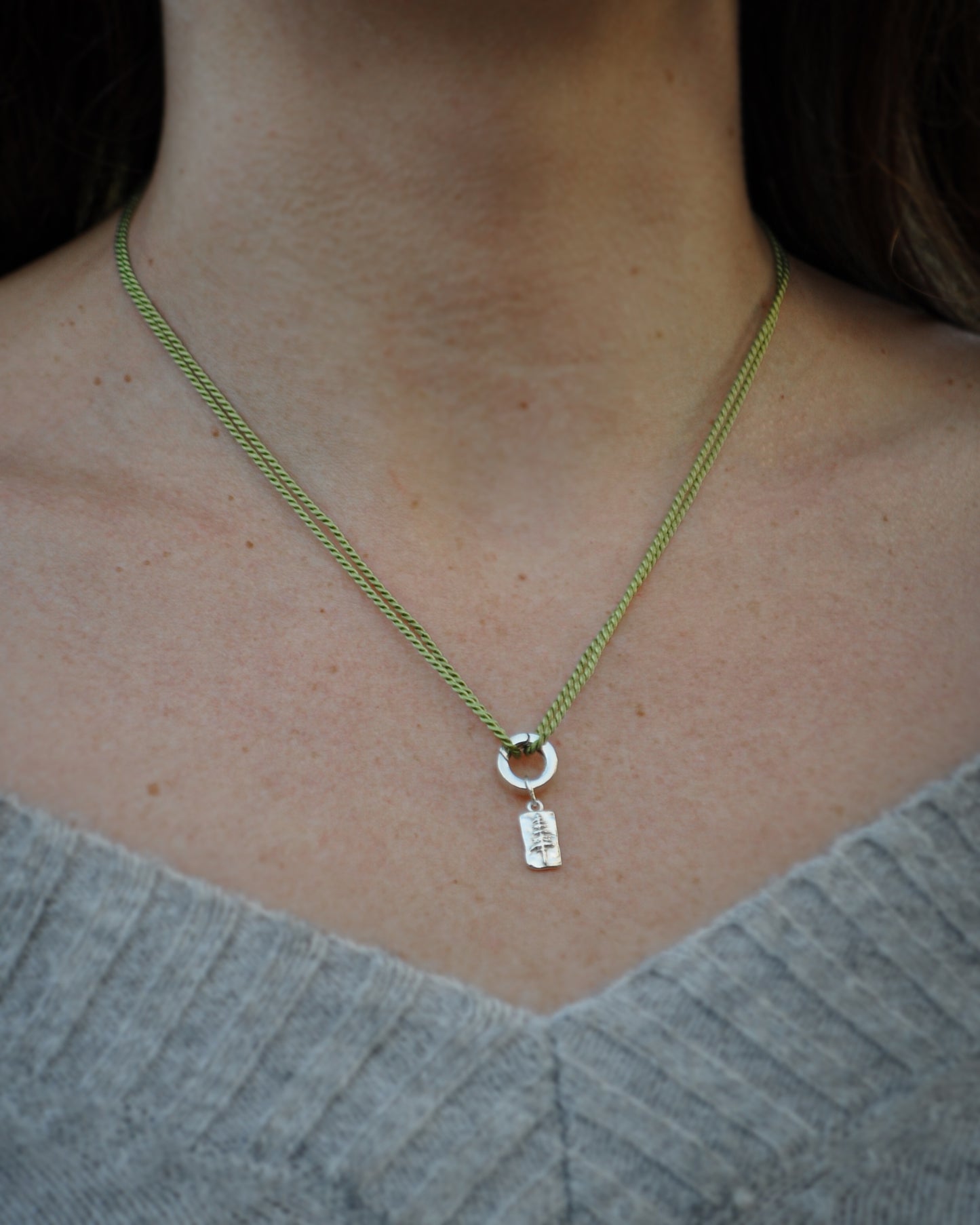 Silk Cord Charm Holder