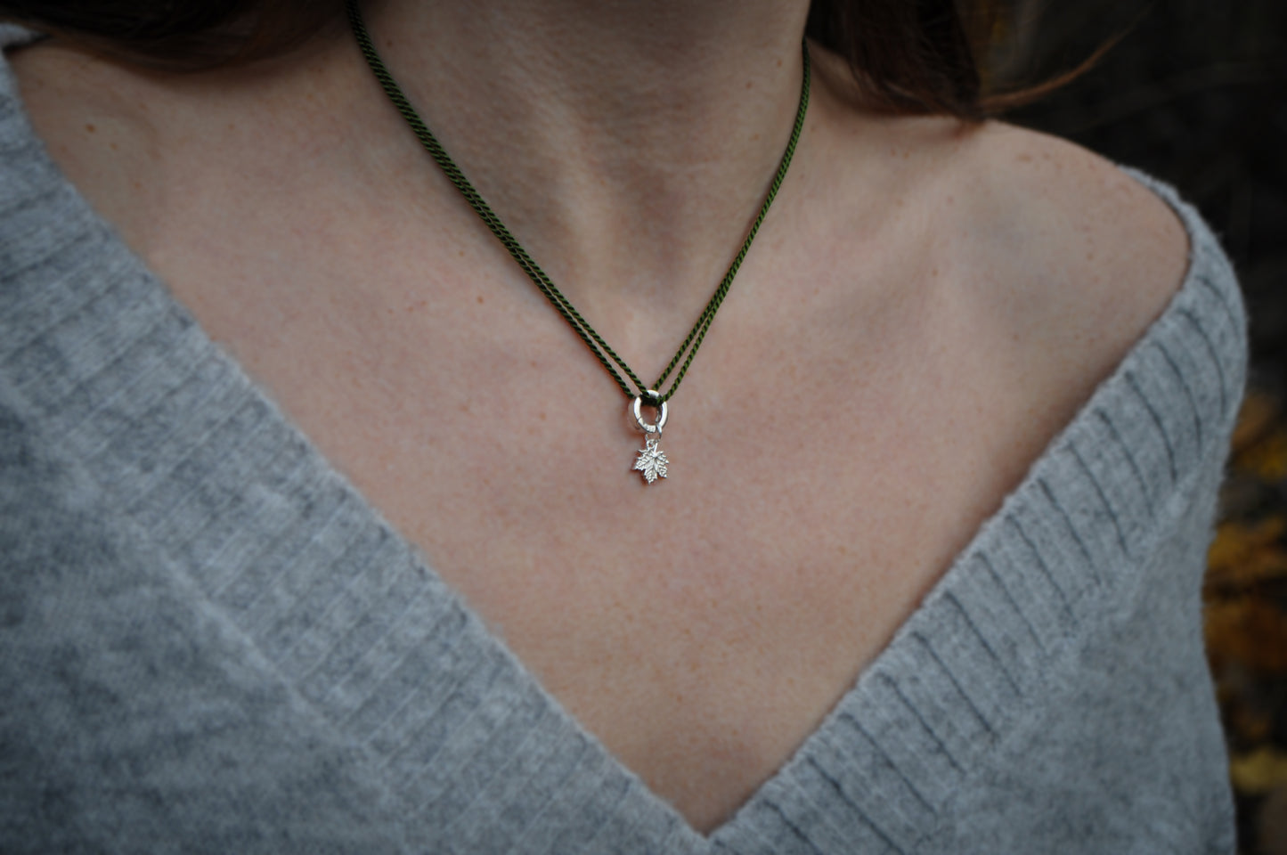 Silk Cord Charm Holder