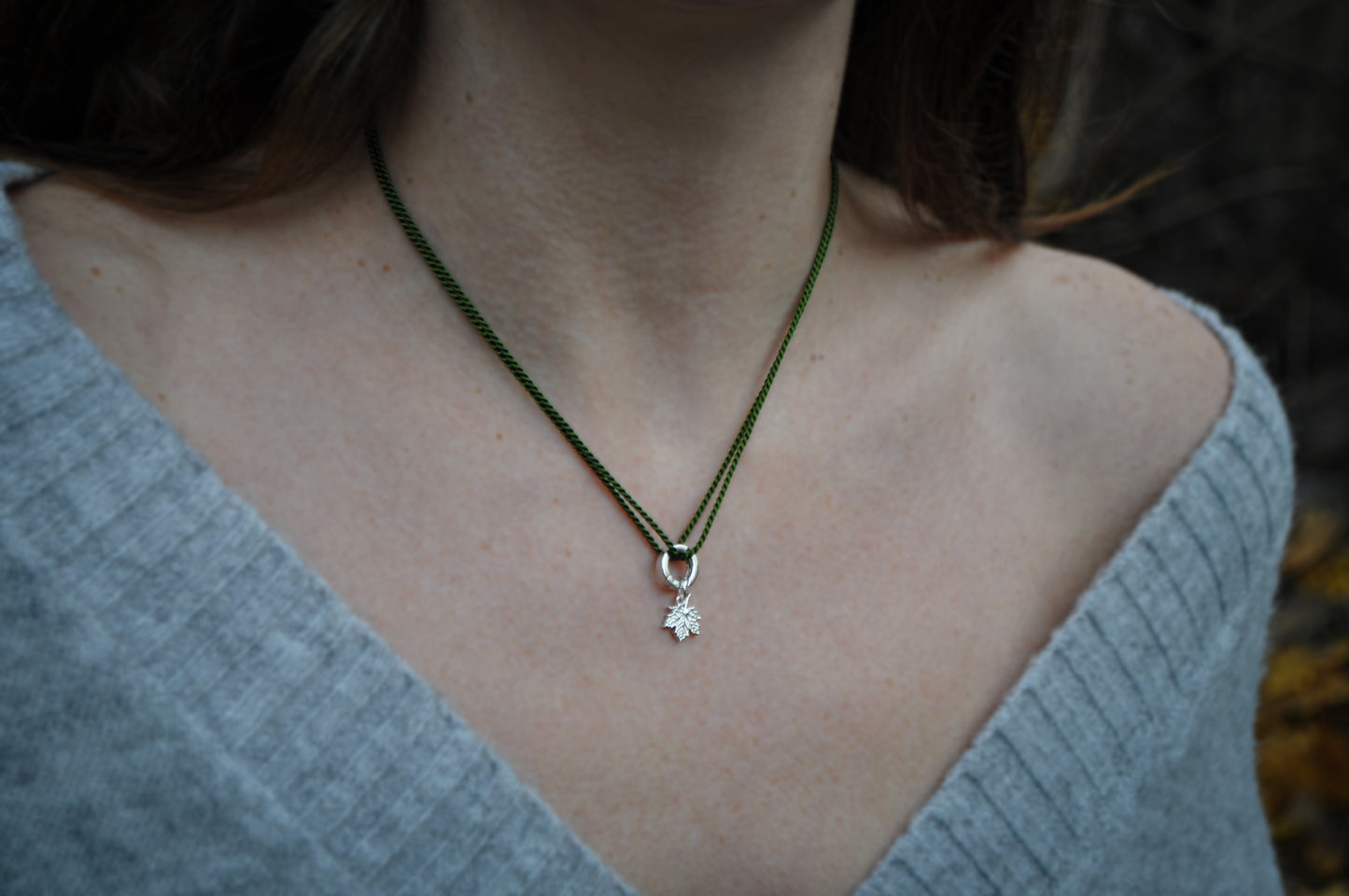 Silk Cord Charm Holder