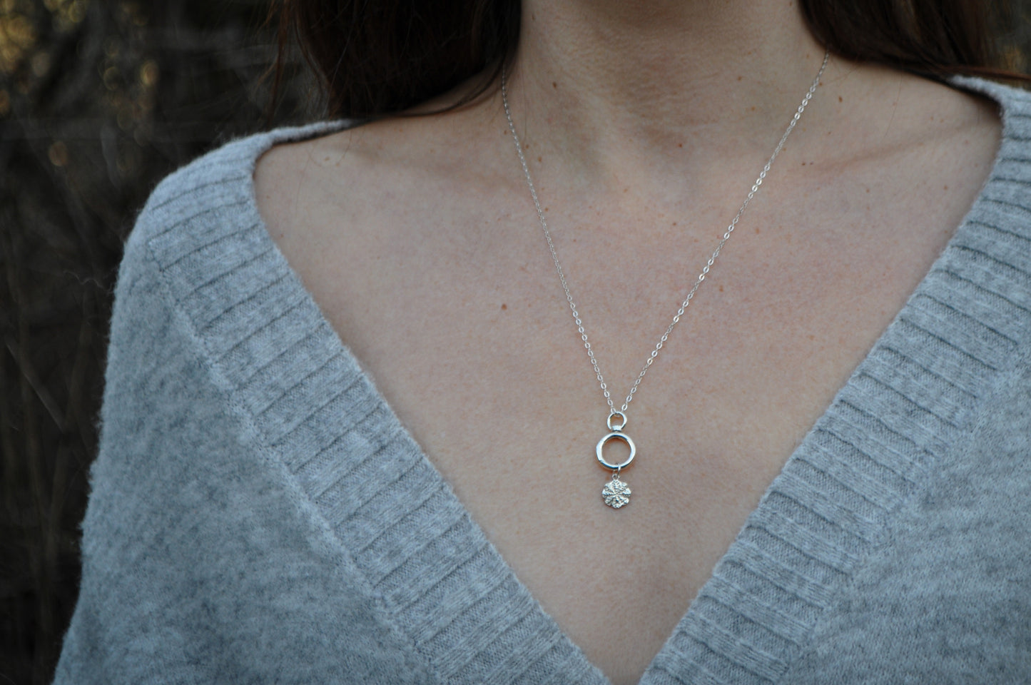 Sterling Silver Charm Holder