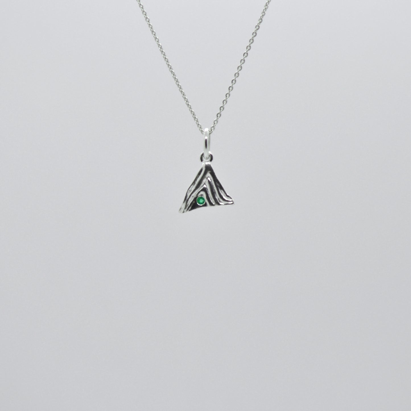 Mountain Days Pendant with Emerald
