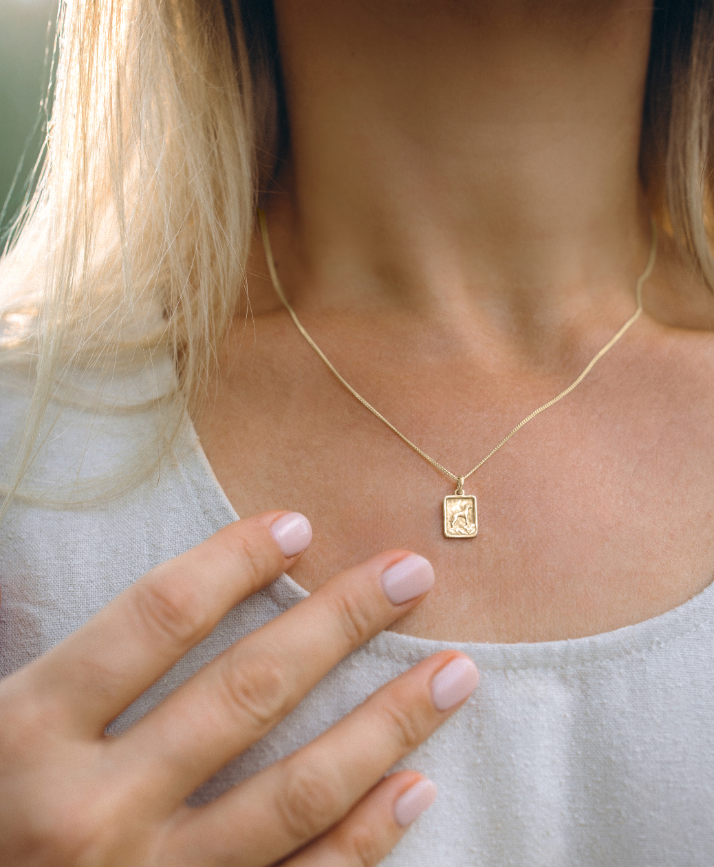 Fur the Love of Mountains Dog Pendant