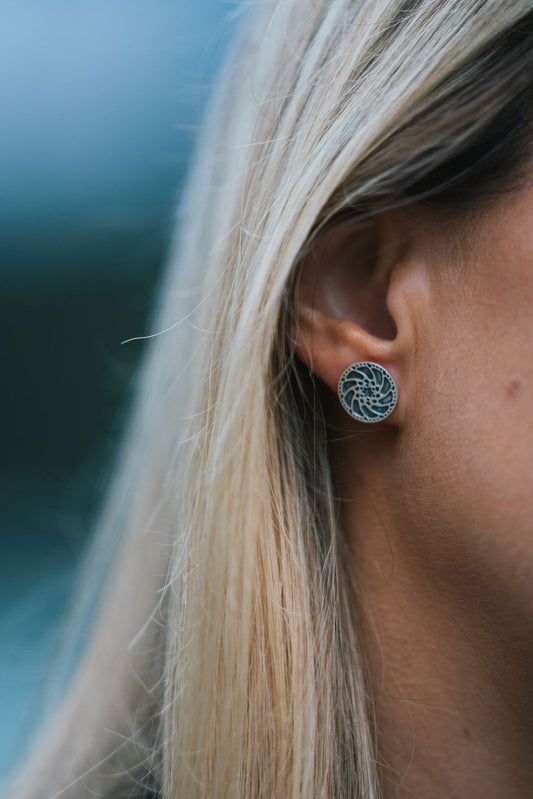 Ride N' Shine Stud Earrings