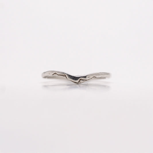 Tiny Mountain Stacker Ring